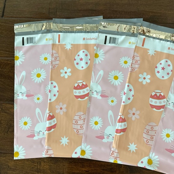 40 Pack - 10x13” Super Cute Easter Egg/Bunny Mix Poly Mailers - Picture 2 of 4